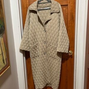 Zara Beige Quilted Jacket